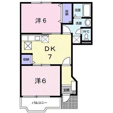 ミドル　アーティクルの物件間取画像